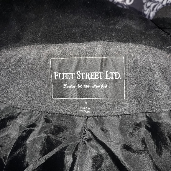 Women's Wool Blend Hooded Coat Fleet Street Ltd - Picture 3 of 5